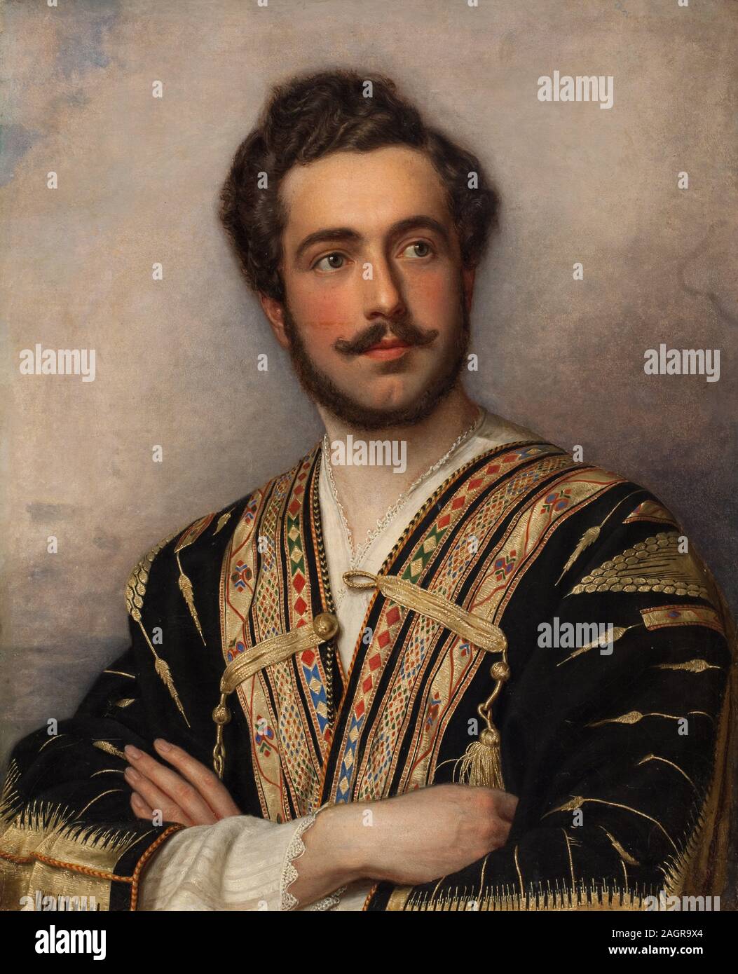 Porträt von Fürst Grigorij Grigorievich Gagarin (1810-1893). Museum: Staatliches Historisches Museum, Moskau. Autor: Joseph Karl Stieler. Stockfoto