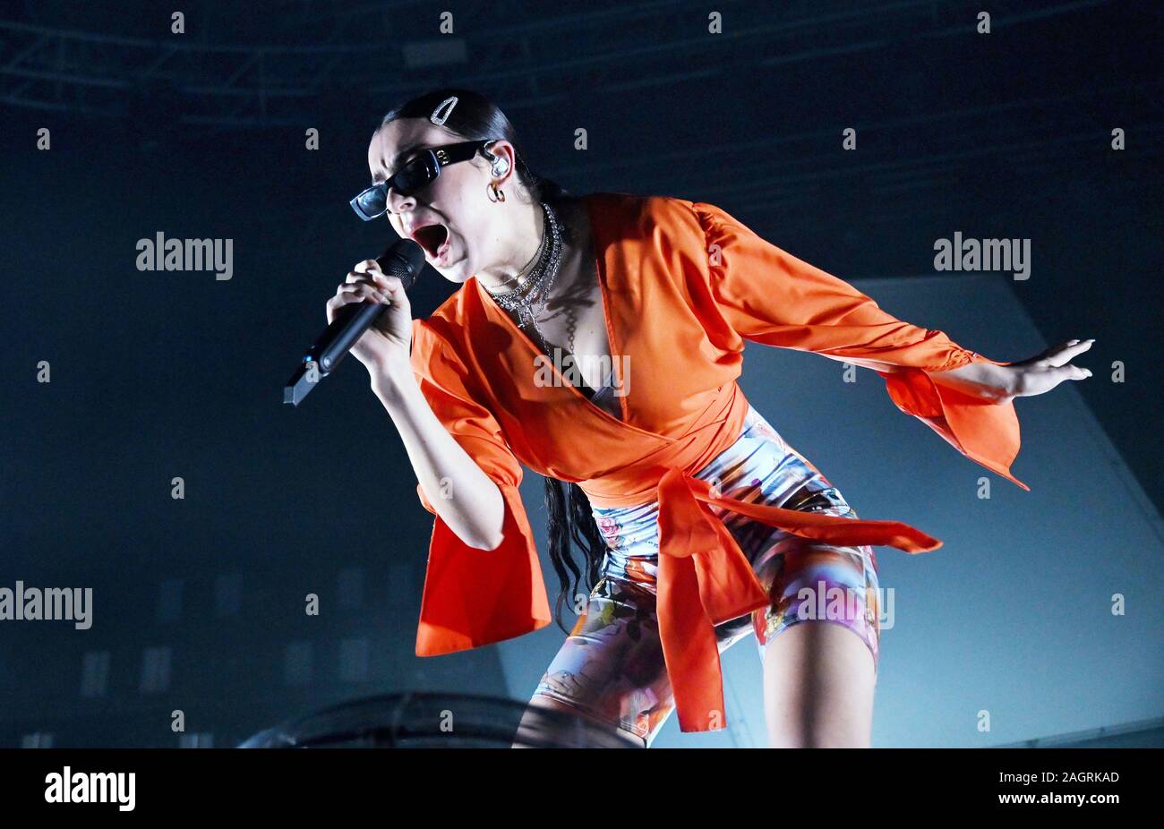 Charli XCX live bei Fabrique in Mailand, Italien: Mailand, Italien Wann: 18 Aug 2019 Quelle: Massimo Barbaglia Stockfoto