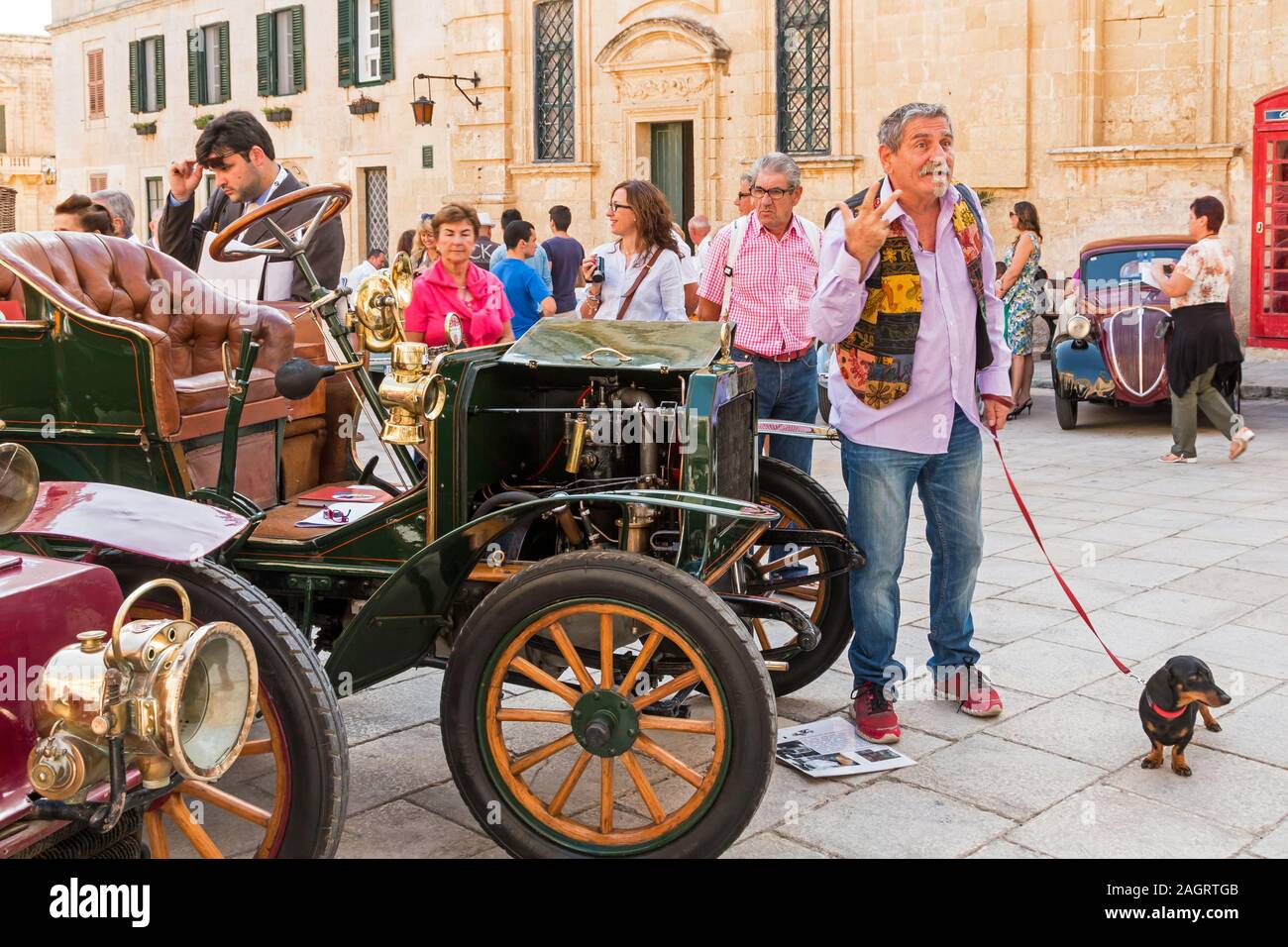 Mdina Grand Prix Concourse d'Elegance Stockfoto