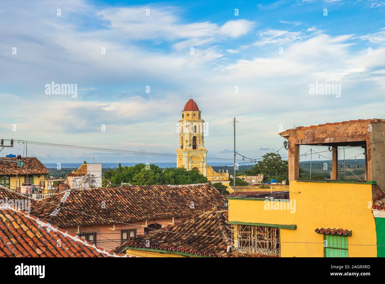 Glockenturm von Trinidad, Kuba Stockfoto