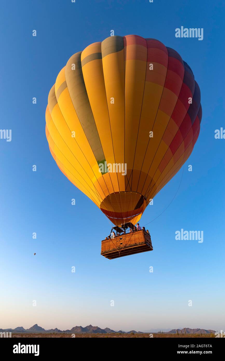 Ballon mit heißer Luft Expeditionen, Phoenix, Arizona Stockfoto