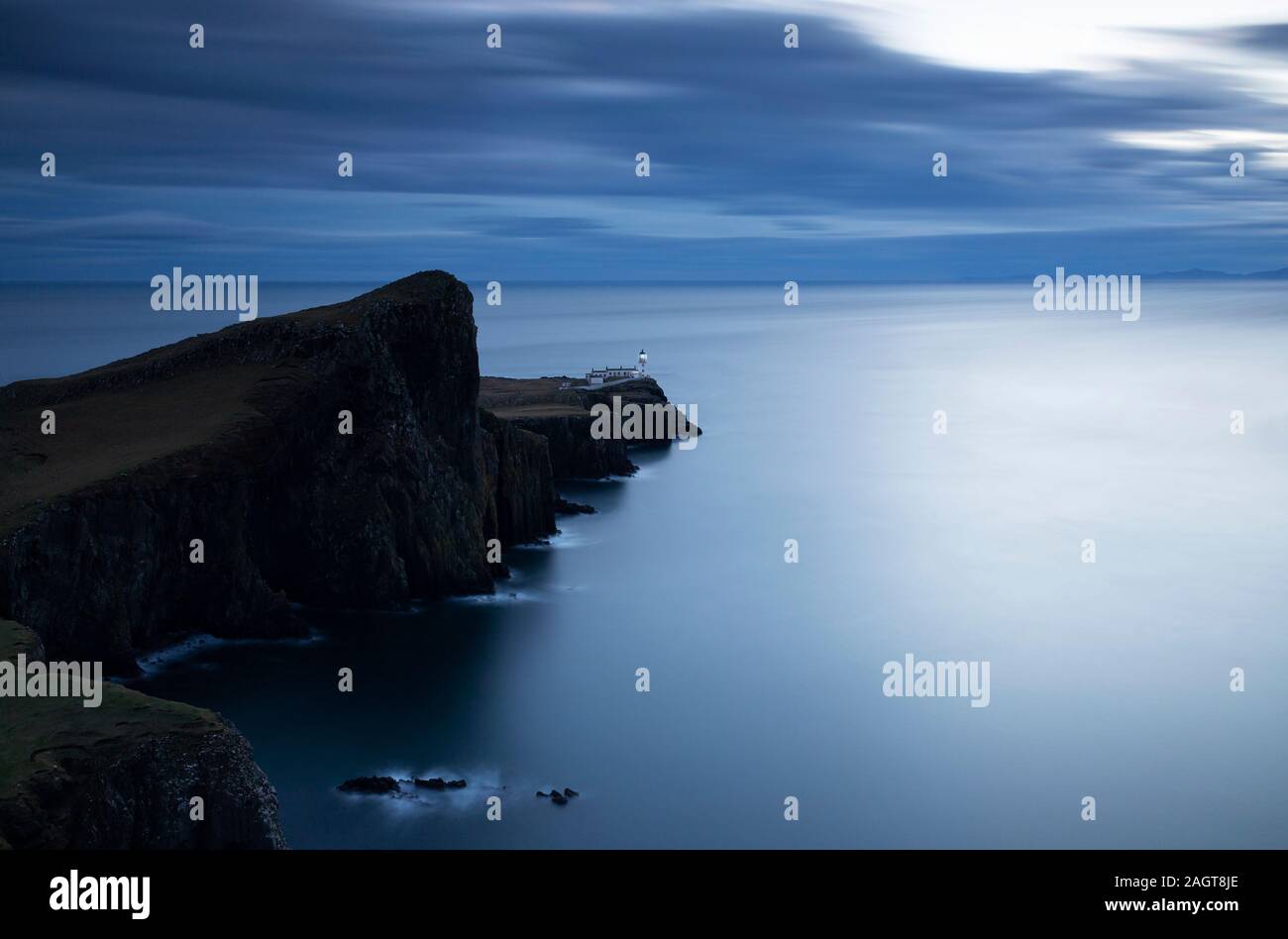 Foto von © Jamie Callister. Neist Point Lighthouse, Insel Skye, North West Scotland, Großbritannien, 26. November 2019. Stockfoto