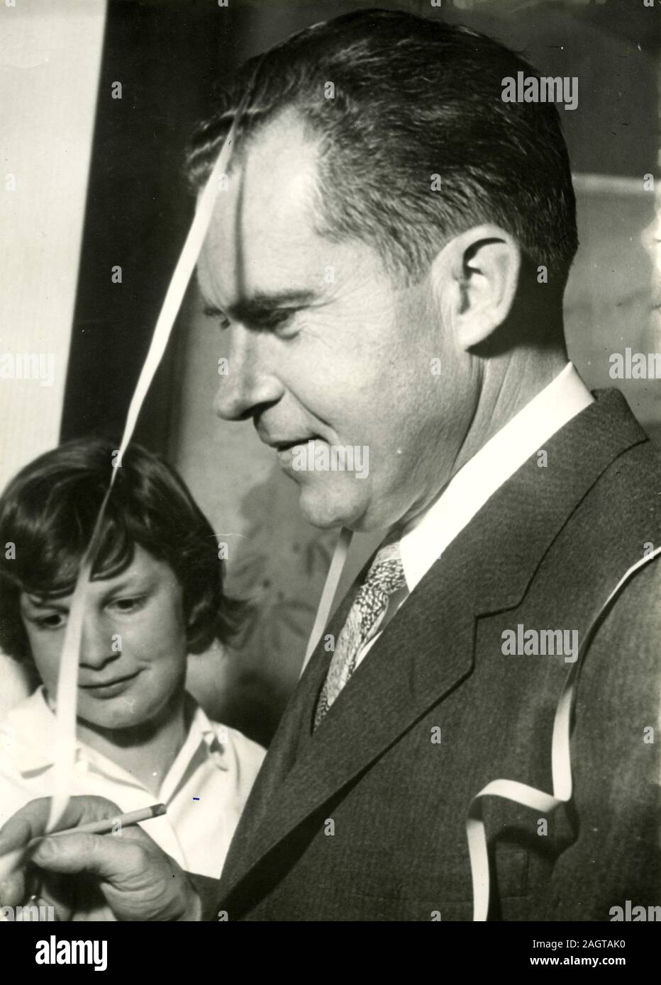 US-Vizepräsident Richard Nixon, USA 1950 Stockfoto