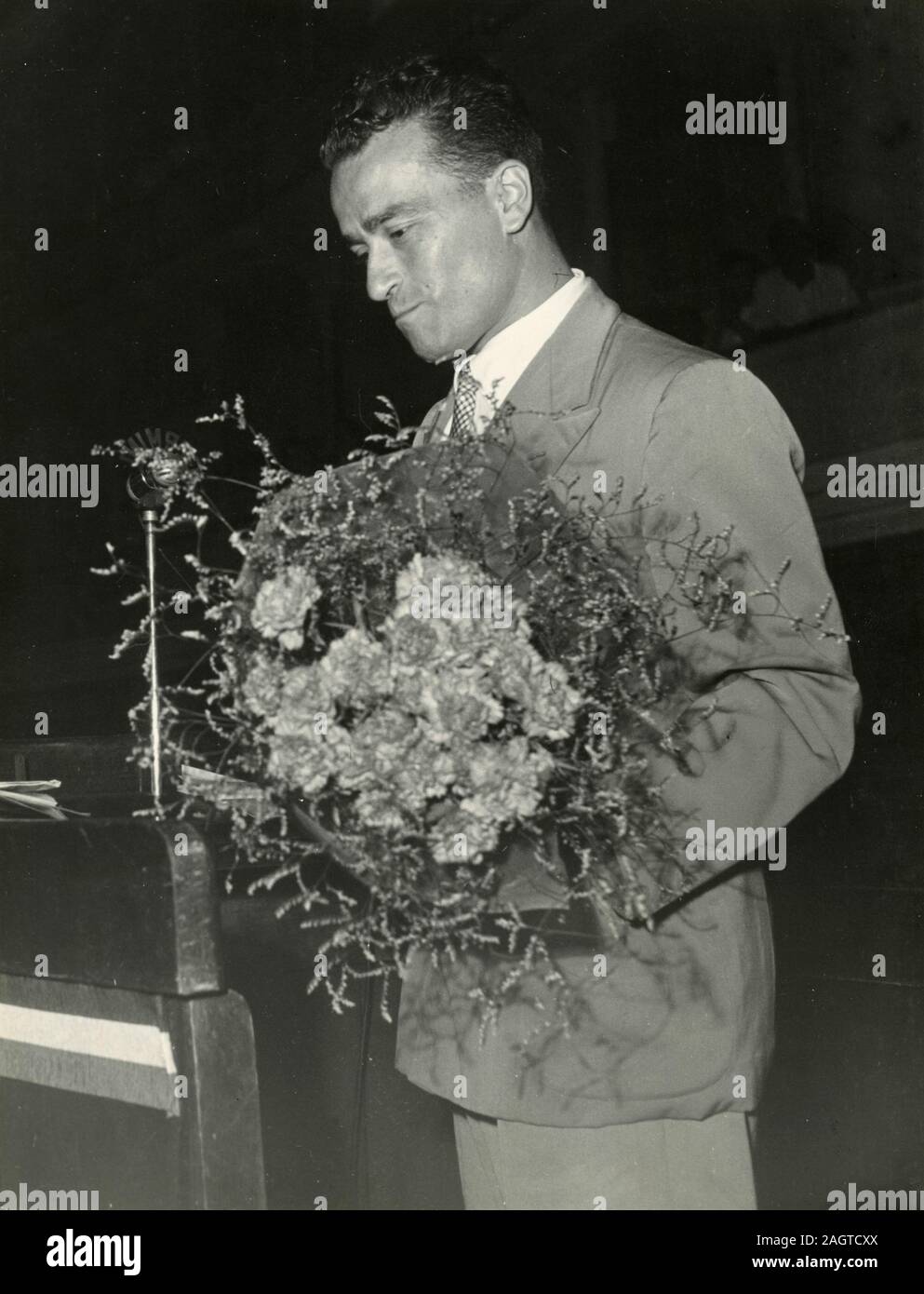 Italienische Politiker Pietro Ingrao, Rom, Italien 1960 Stockfoto