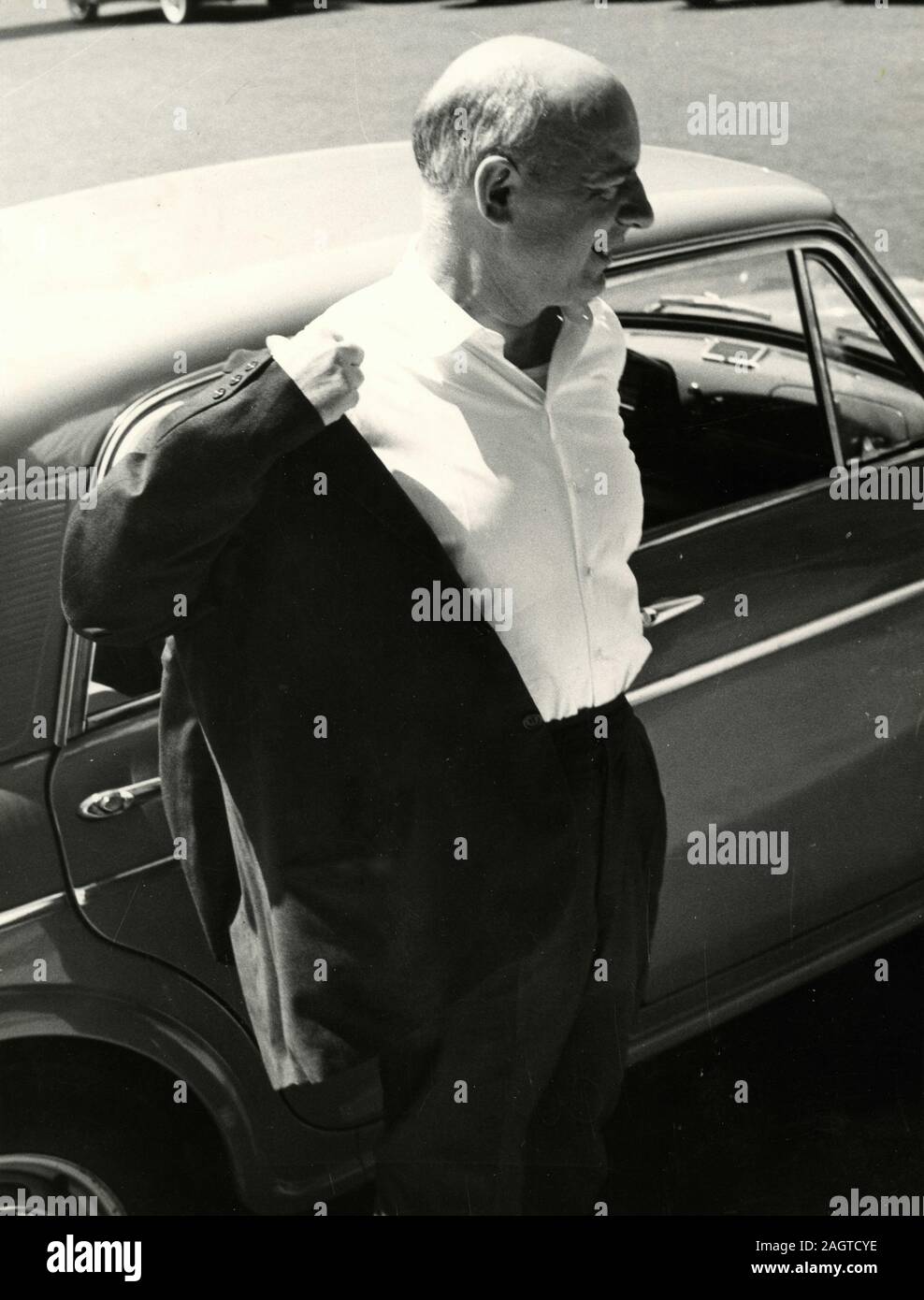 Italienische Politiker Giancarlo Pajetta, Rom, Italien 1962 Stockfoto