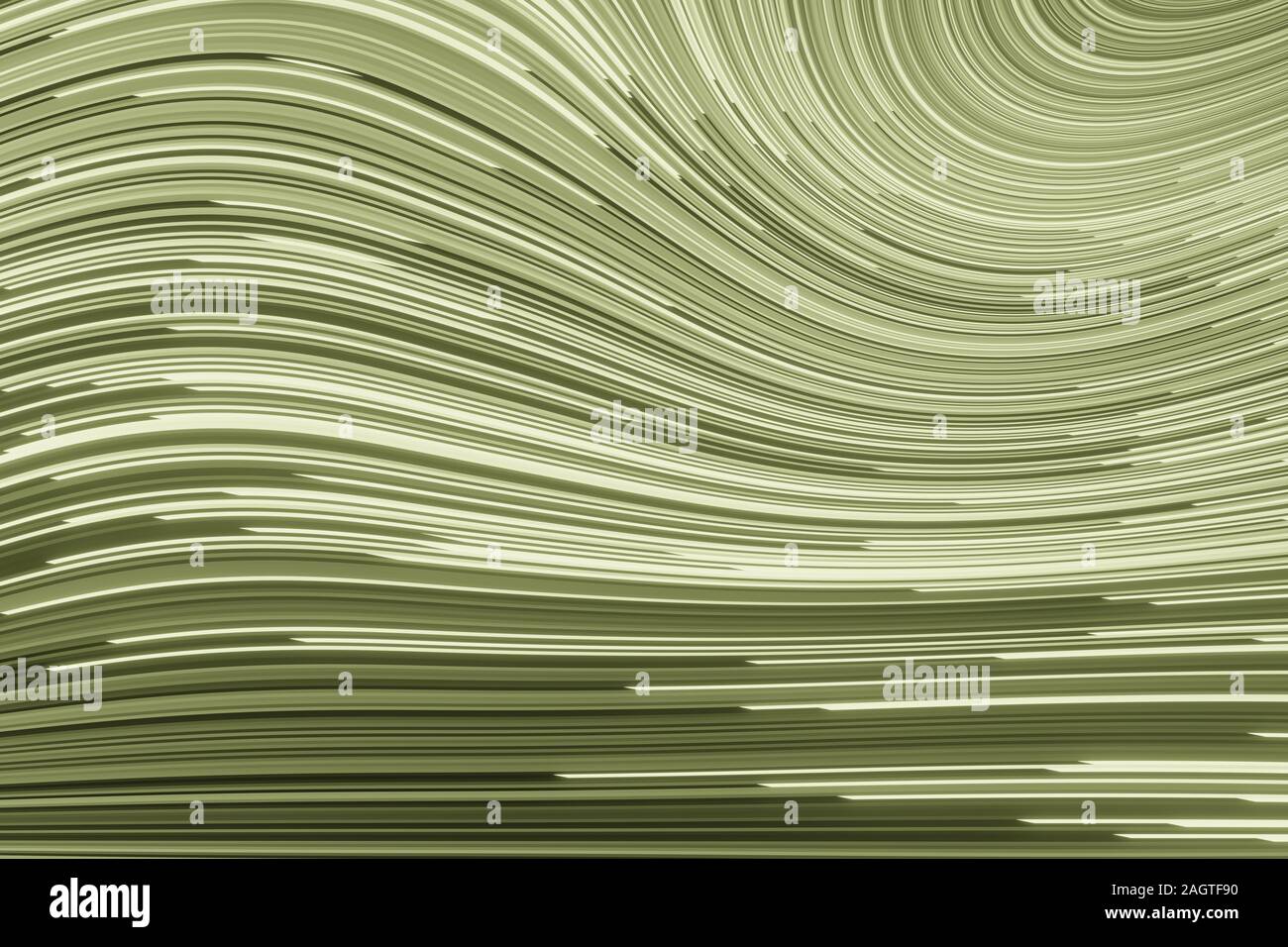 Farbige wellenförmige Hintergrund. Abstrakte futuristische Fraktal Bild, Streifen wave Hintergrund. 3D-Illustration, 3D-Rendering. Stockfoto