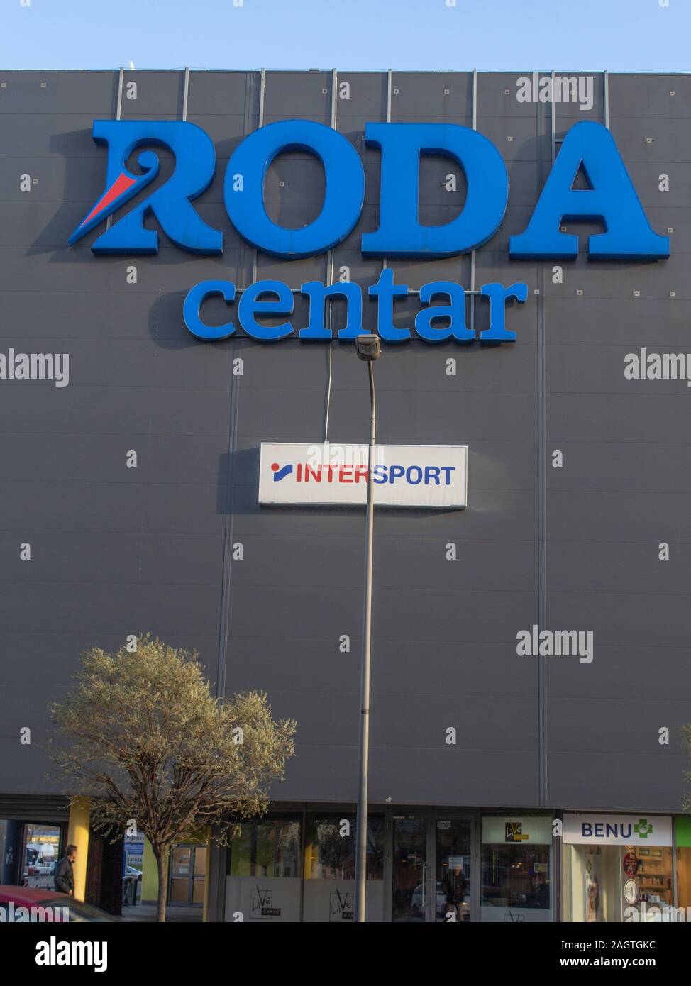 Roda centar Außen in Kragujevac, Serbien Stockfoto