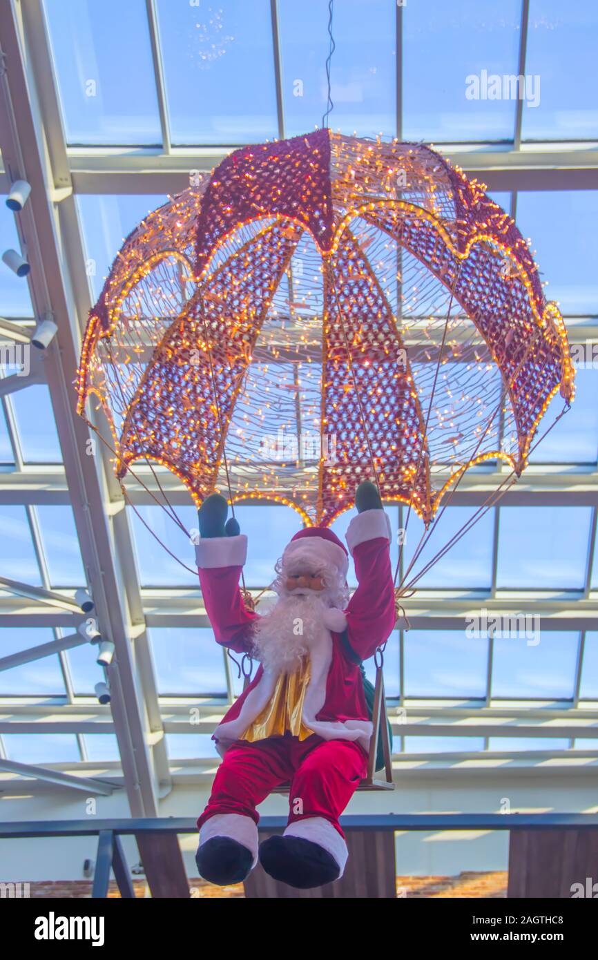 Xo xo xo, Santa Claus, frohe Weihnachten und ein glückliches Neues Jahr 2020 Stockfoto