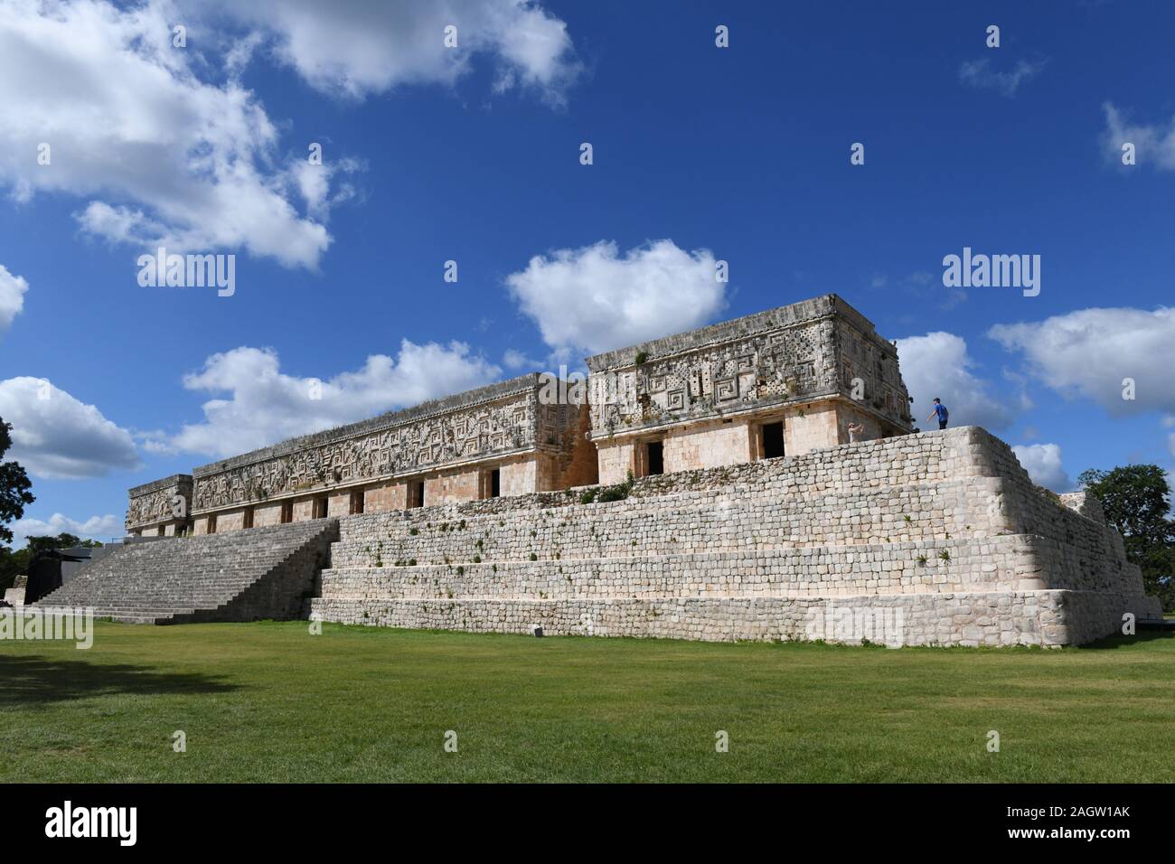 Uxmal, archäologischen Maya Website, Yucatan Stockfoto