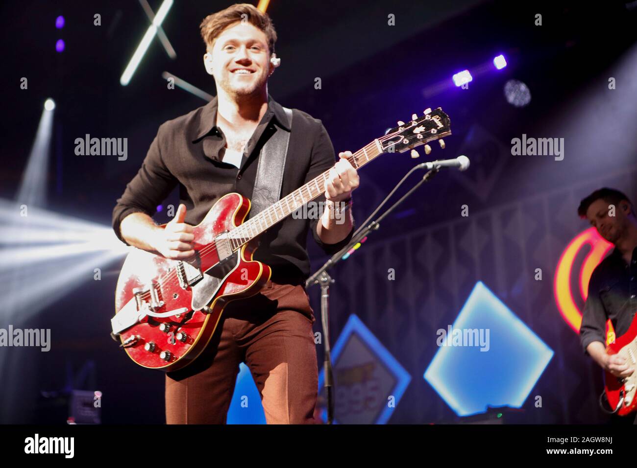 Niall Horan führt bei 99,5 Jingle Ball in Washington, DC am 16. Dezember, 2019 Stockfoto