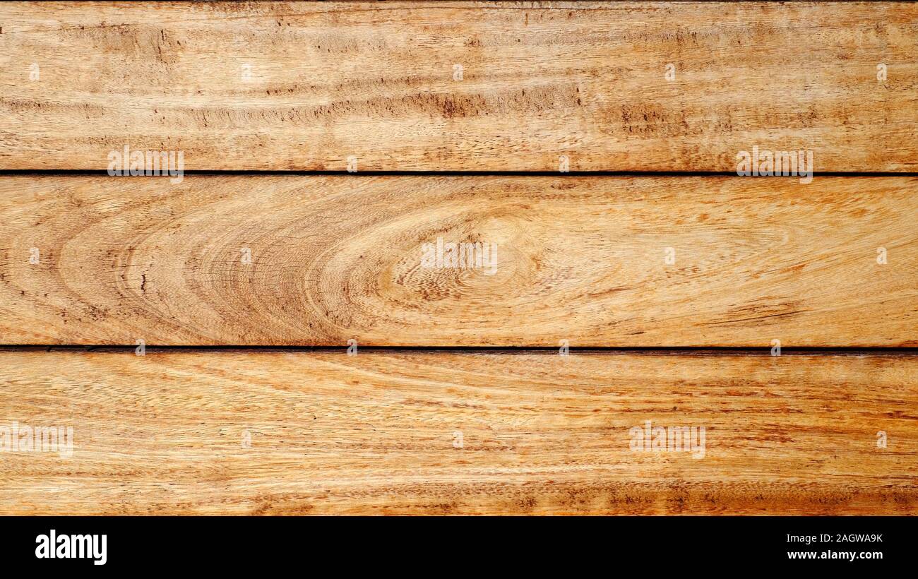 Holz Holzbohlen mit natürlichen varnih beenden. Stockfoto