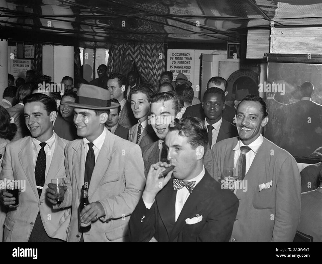 Downbeat, New York, N.Y., Ca. 1948 Stockfoto