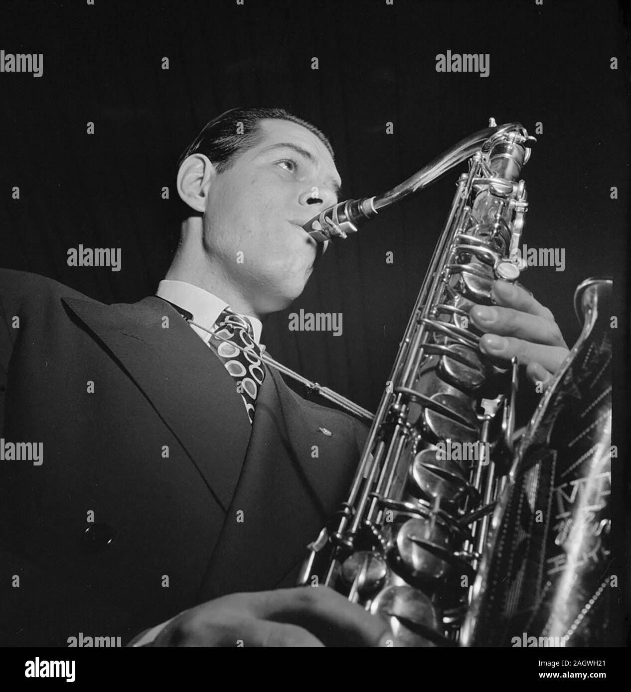 Portrait von Tex Beneke, New York, N.Y. (?), Ca. Jan. 1947 Stockfoto