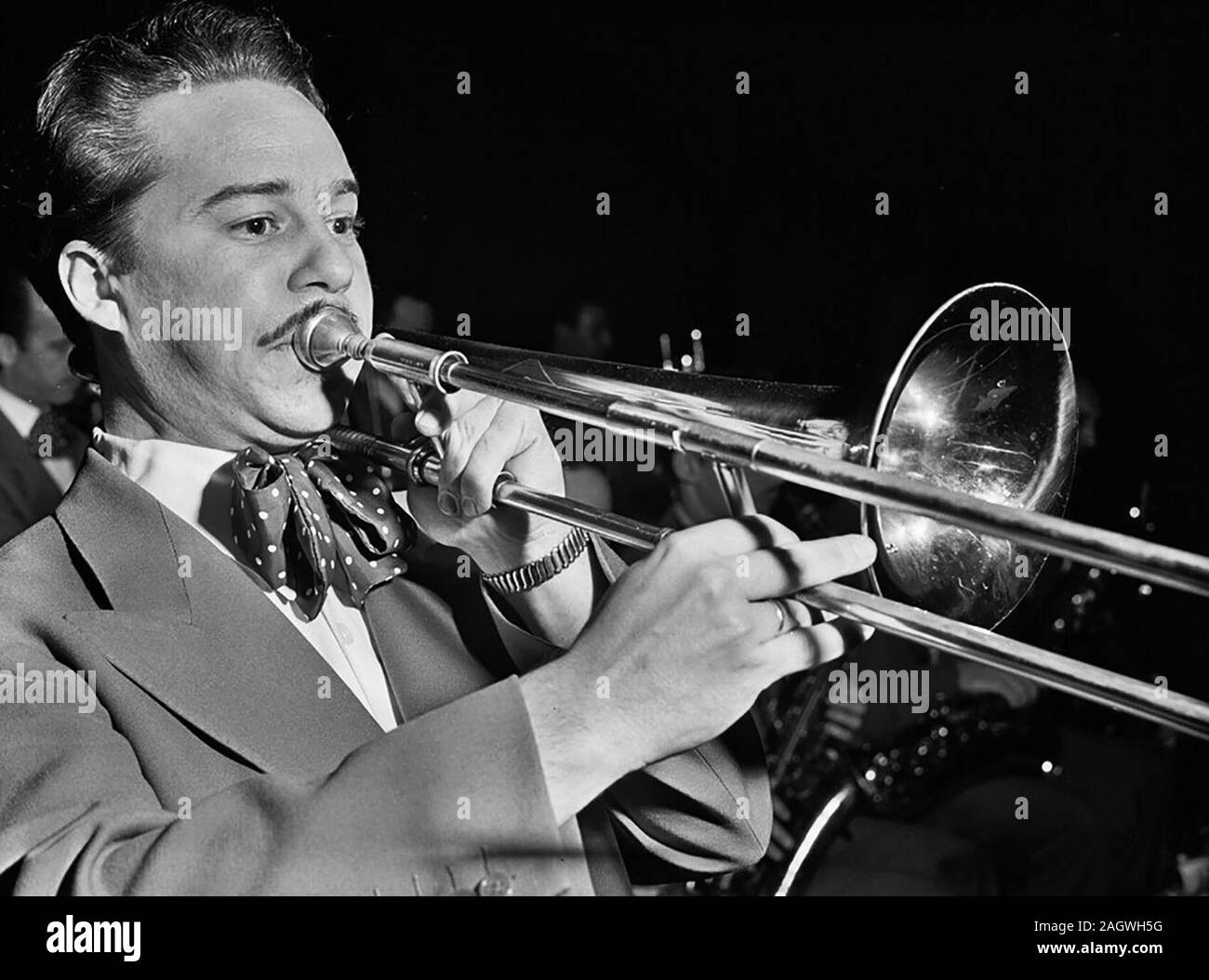 Portrait von Eddie Bert, 1947 oder 1948 Stockfoto