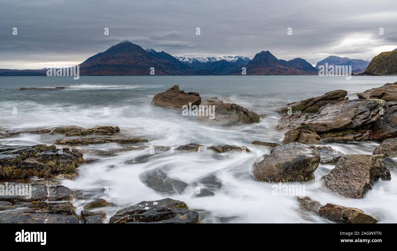 Cullin Mountains von Elgol, Isle of Skye Stockfoto