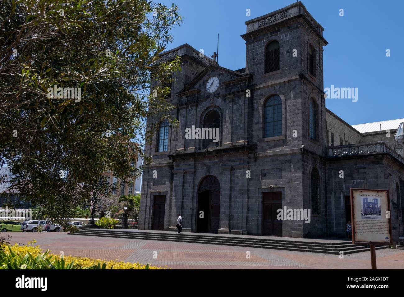 Die Kathedrale von Port Luis, Mauritius Stockfoto