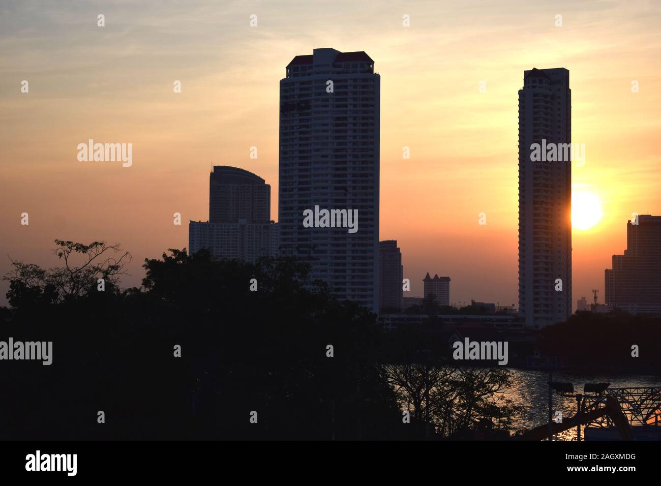 Chao Phraya Bangkok Stockfoto