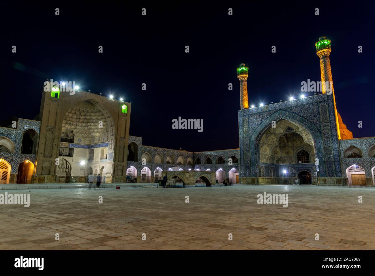 Stadt Isfahan und sein Platz und Um Stockfoto