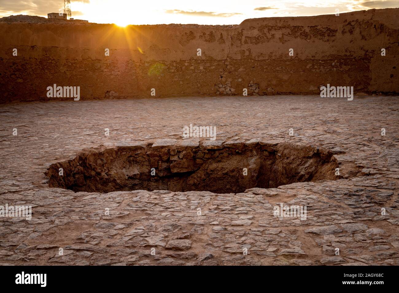Turm des Schweigens in Yad, Iran, Zoroastrismus Stockfoto