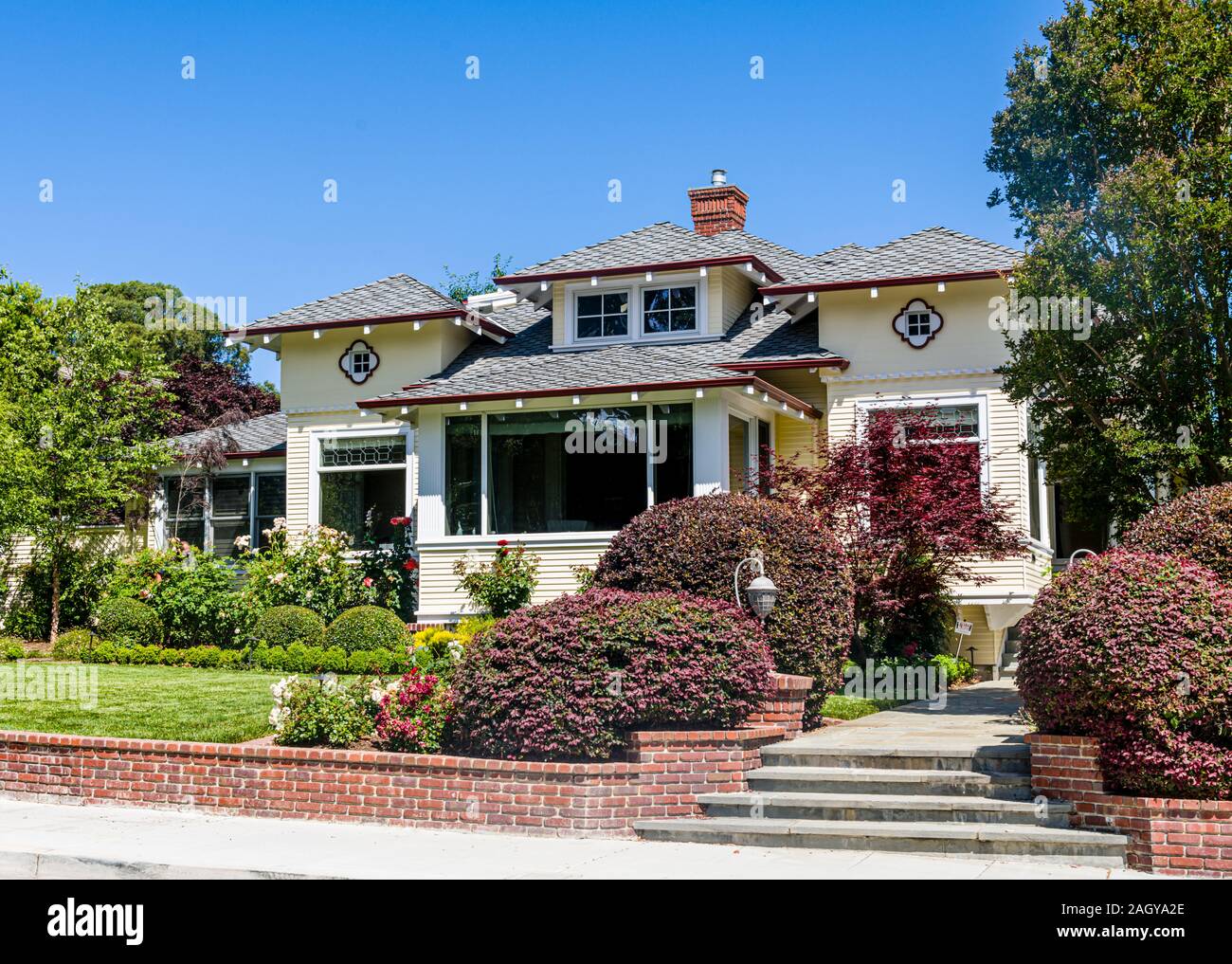 Los Gatos, High-End-Residence Stockfoto