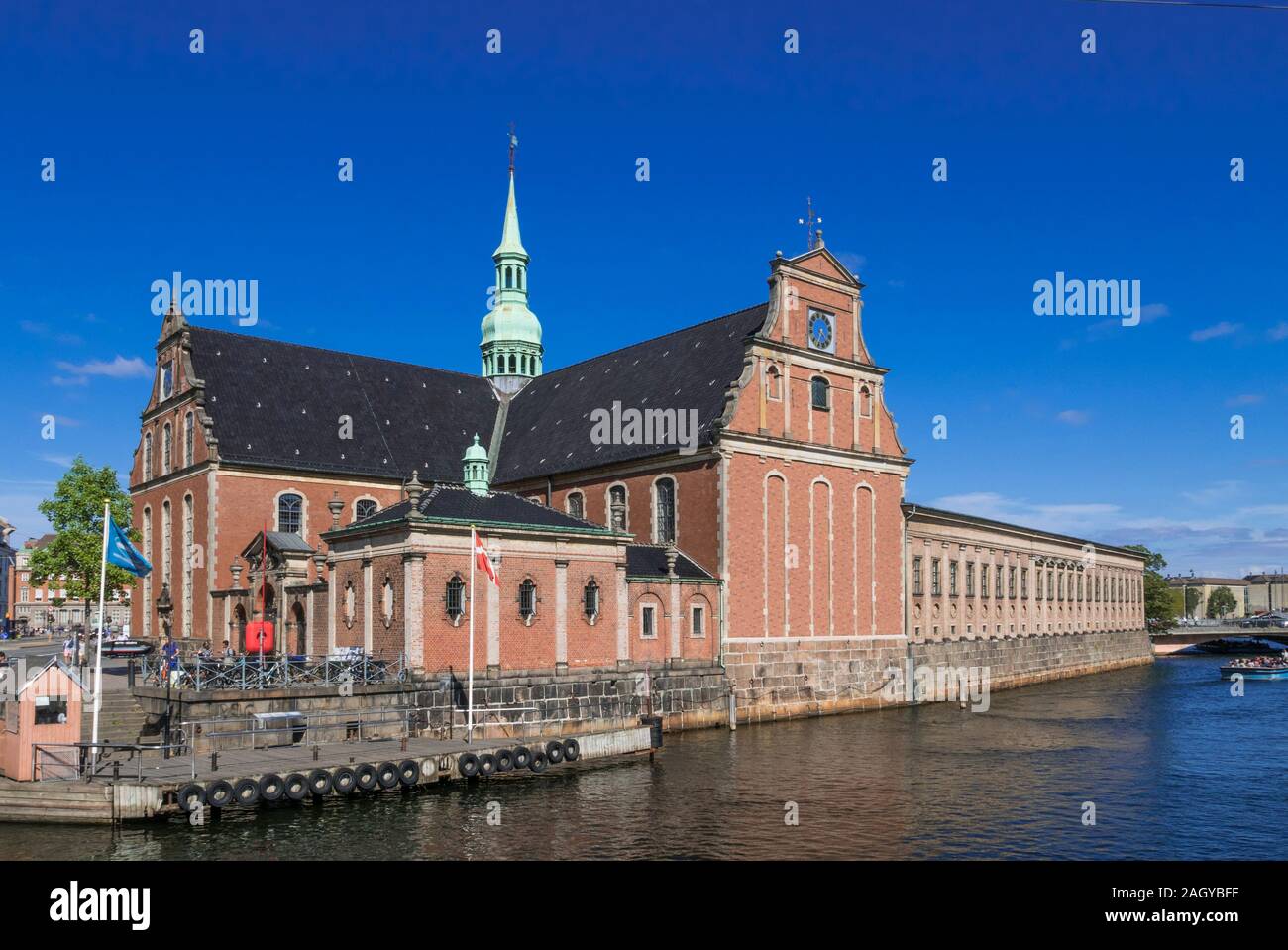 Holmen Kirche von Canal in Kopenhagen, Dänemark. Stockfoto