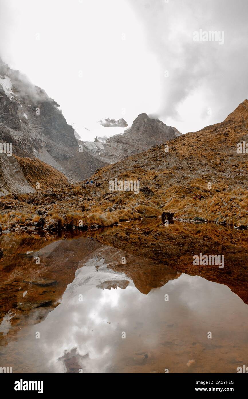 Paisaje de Vilcabamba, Sacsarayoc Stockfoto