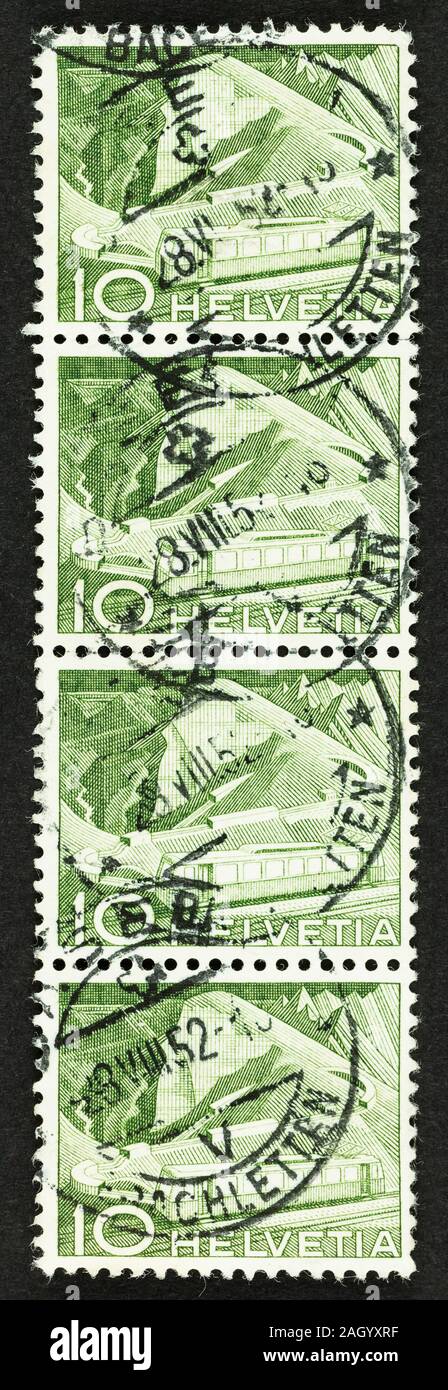 Switzerland Stamp Helvetia Stockfotos und -bilder Kaufen - Seite 3 - Alamy