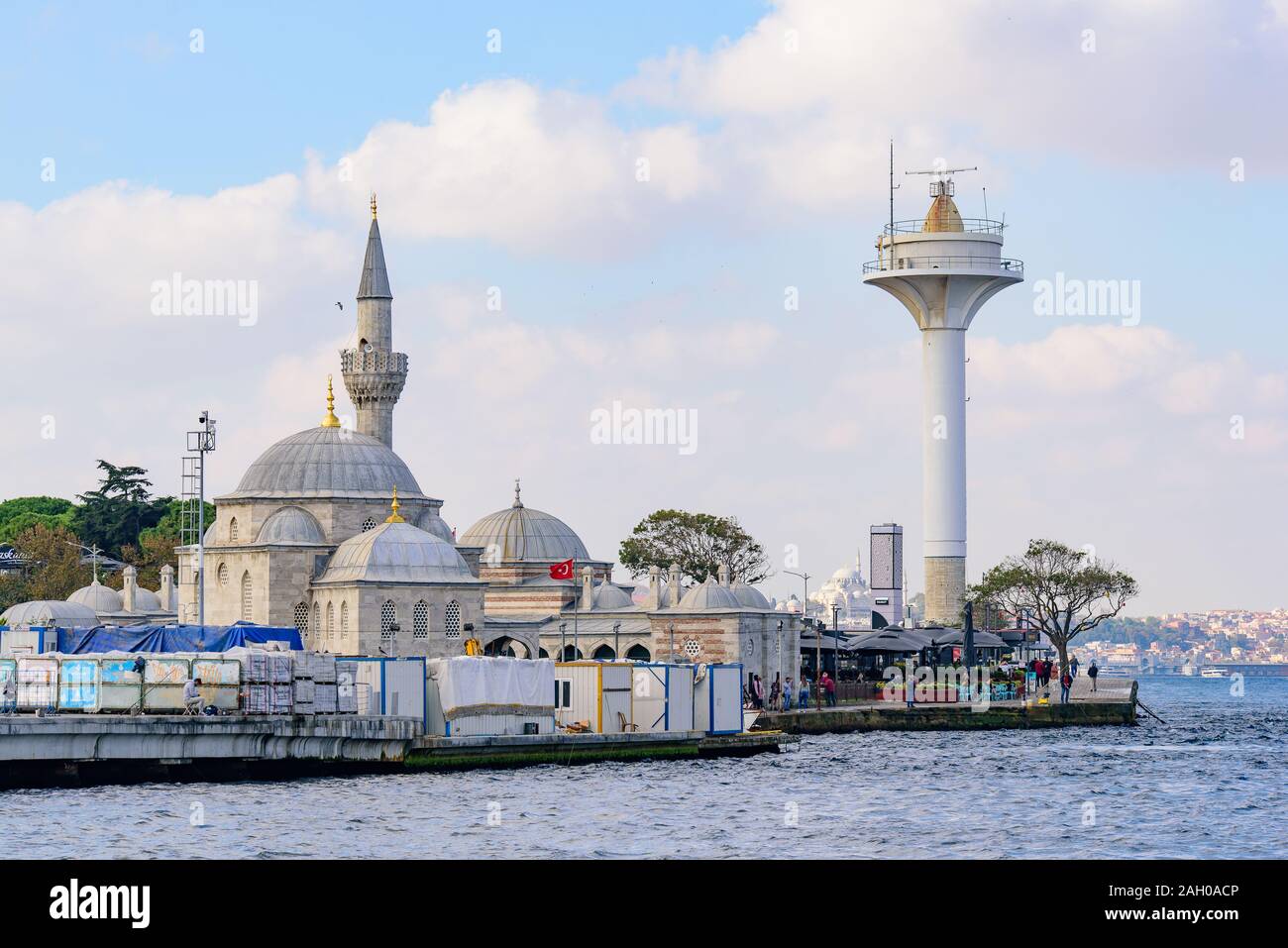 Eine Moschee im asiatischen Teil von Istanbul, Türkei Stockfoto