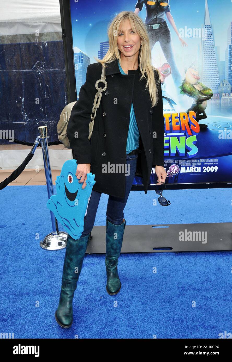 Heather Thomas - Monster vs Aliens Premiere auf der Gibson Amphitheatre in den Universal Studios in Los Angeles. ThomasHeather_22 Red Carpet Event, Verti Stockfoto