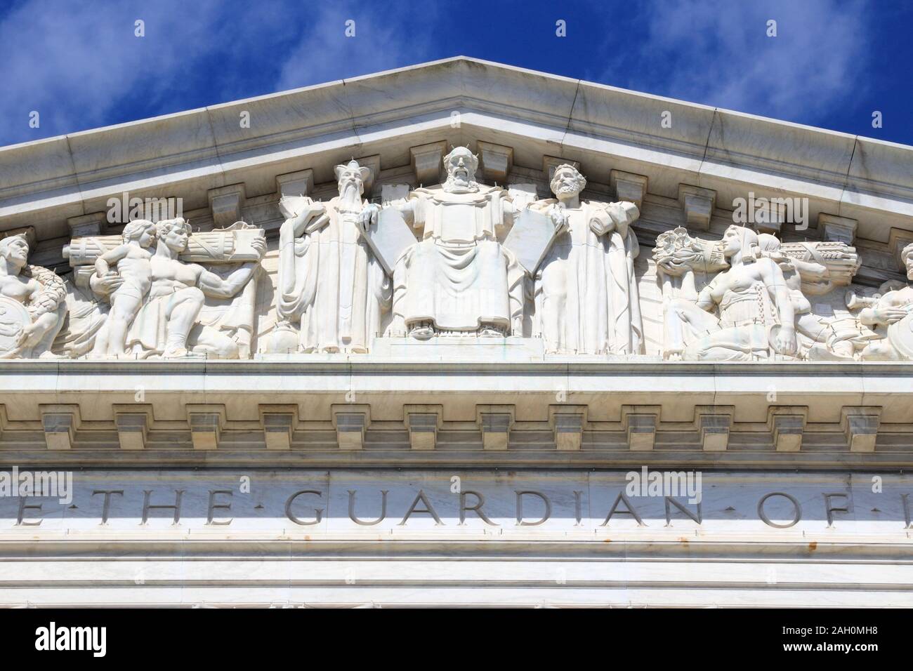 US Supreme Court in Washington DC, Vereinigte Staaten von Amerika. Stockfoto