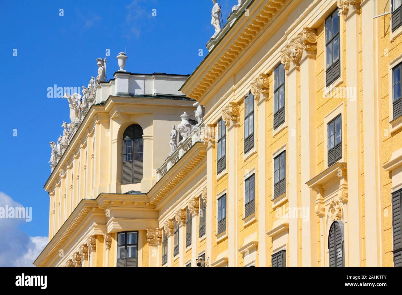 Wien - Schönbrunn, ein UNESCO-Weltkulturerbe. Stockfoto