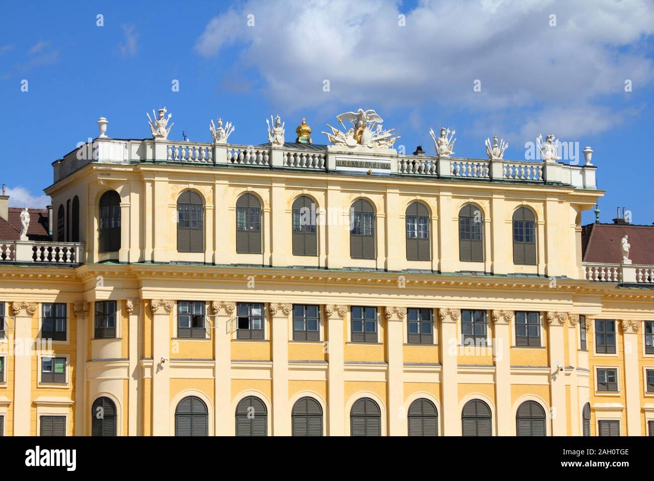 Wien - Schönbrunn, ein UNESCO-Weltkulturerbe. Stockfoto