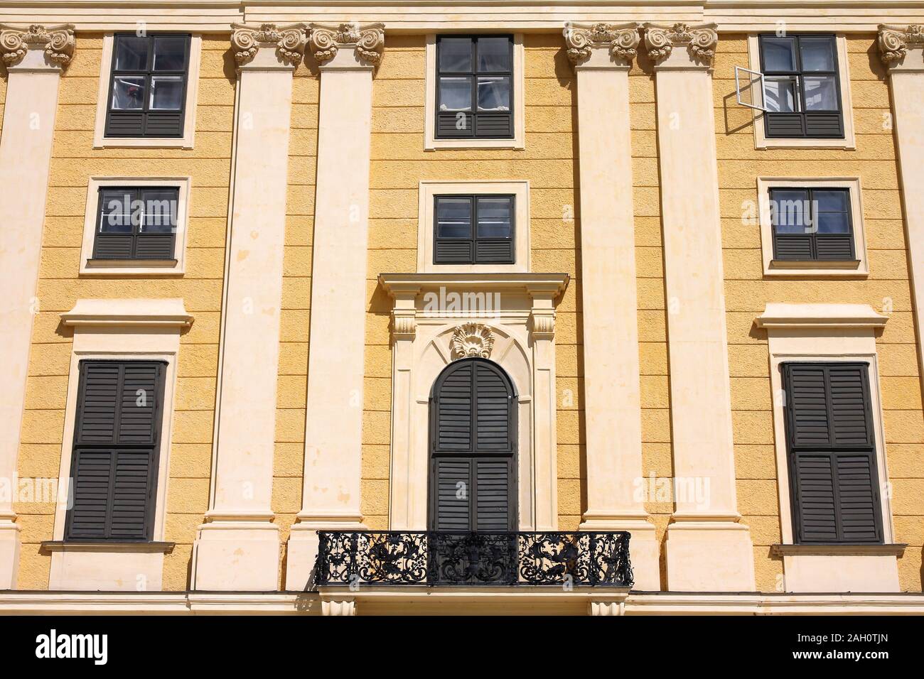 Wien - Schönbrunn, ein UNESCO-Weltkulturerbe. Stockfoto