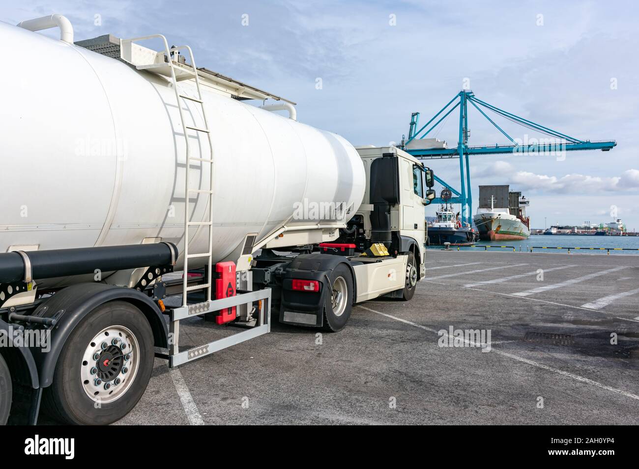 Tank Lkw Stockfoto