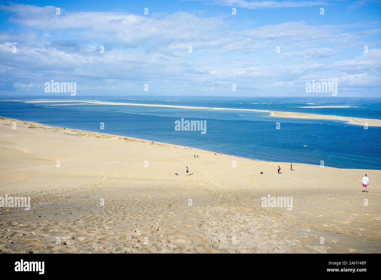 Dune de Pyla, höchste Düne Europas in Frankreich Stockfoto