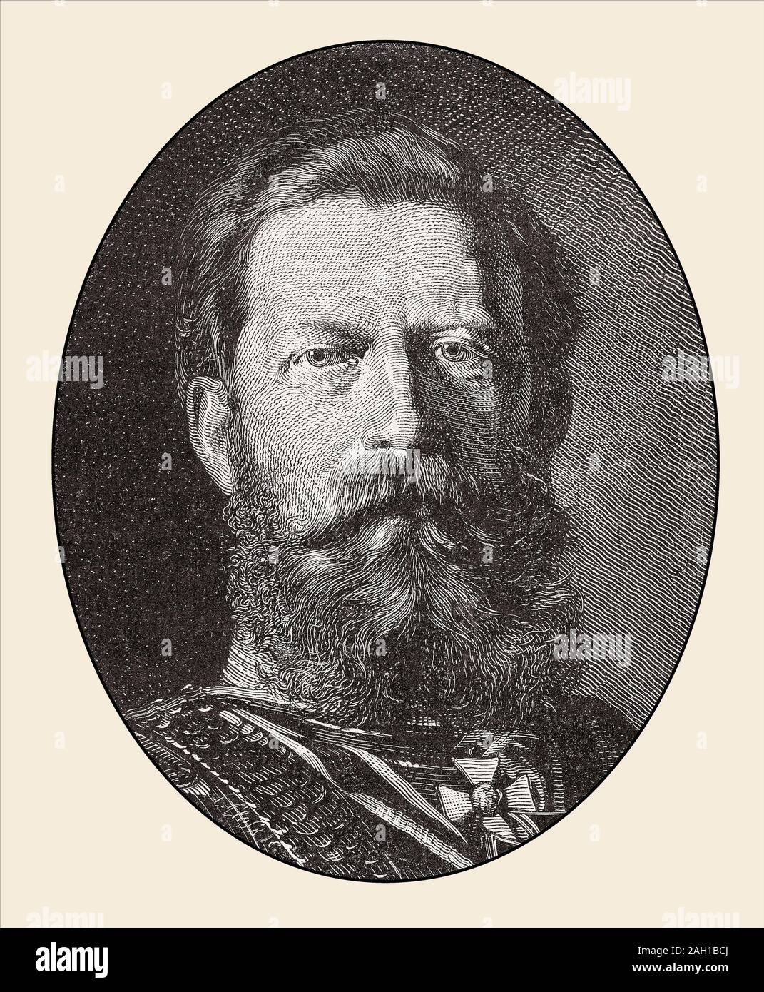 Wilhelm II., 1859 - 1941, letzter Deutscher Kaiser und König von Preußen Stockfoto