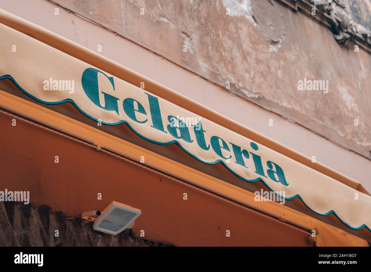 Gelateria - Eisladen in italien Stockfoto