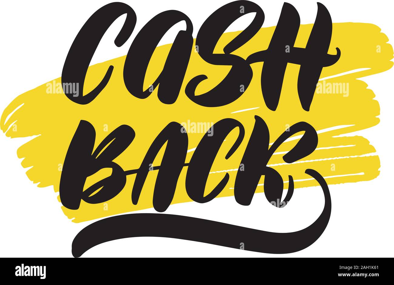 Vektor Kalligraphie Abbildung auf weißem Hintergrund. Stock Vektor