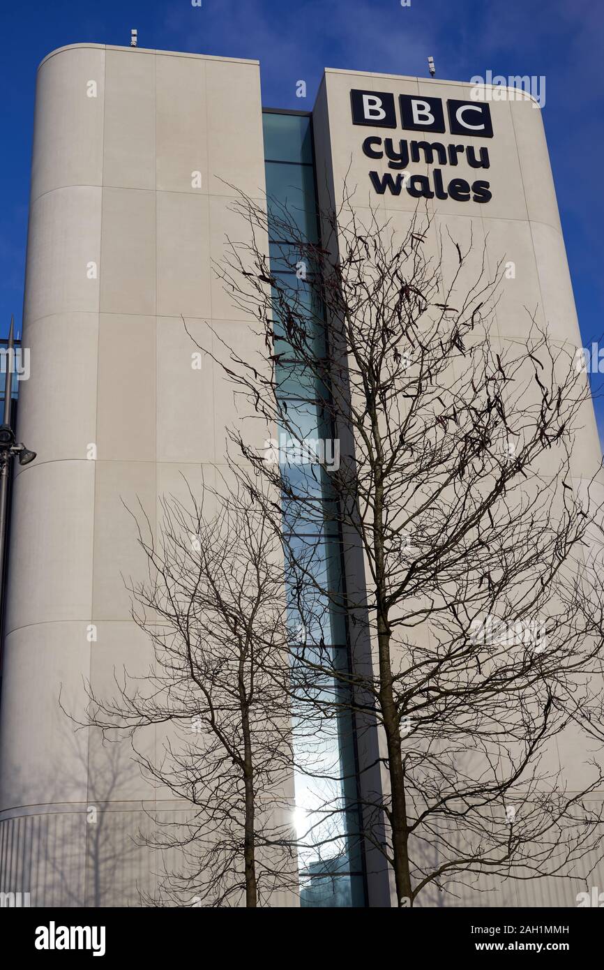 BBC Neue Zentrale, zentralen Platz, Cardiff, South Wales Stockfoto