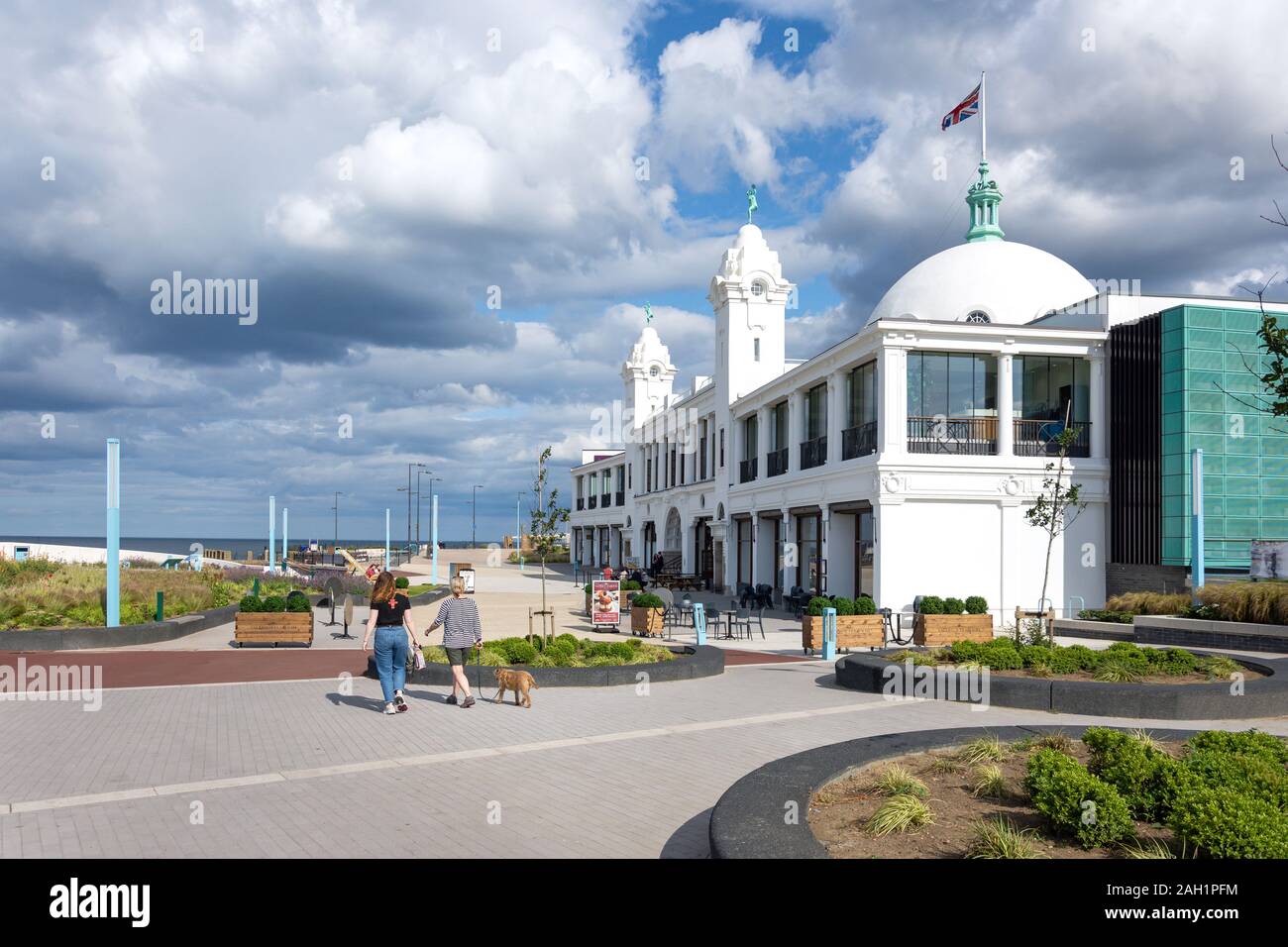 Die spanische Stadt, Whitley Bay, Tyne und Wear, England, Vereinigtes Königreich Stockfoto