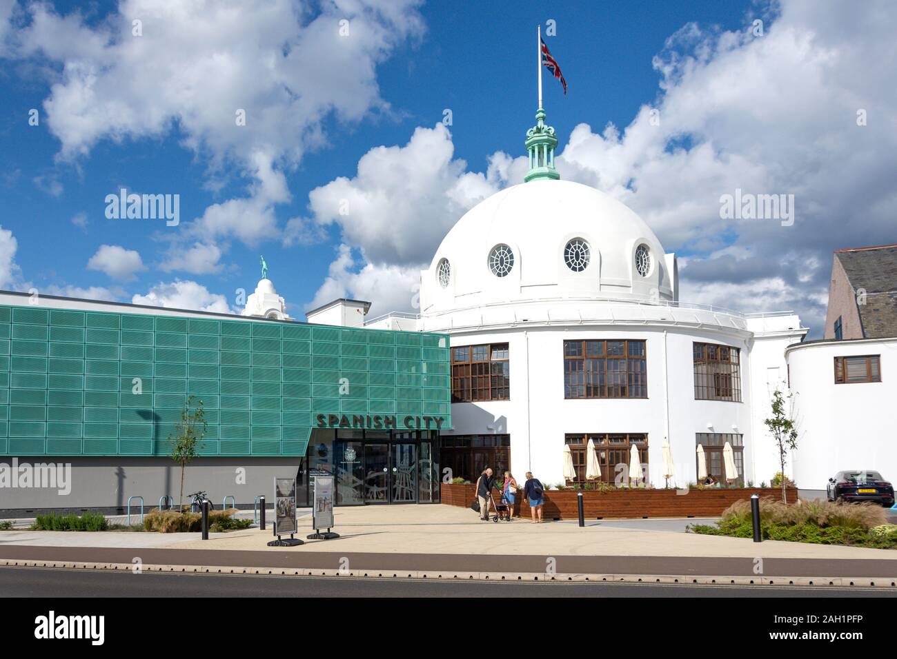 Die spanische Stadt, Whitley Bay, Tyne und Wear, England, Vereinigtes Königreich Stockfoto
