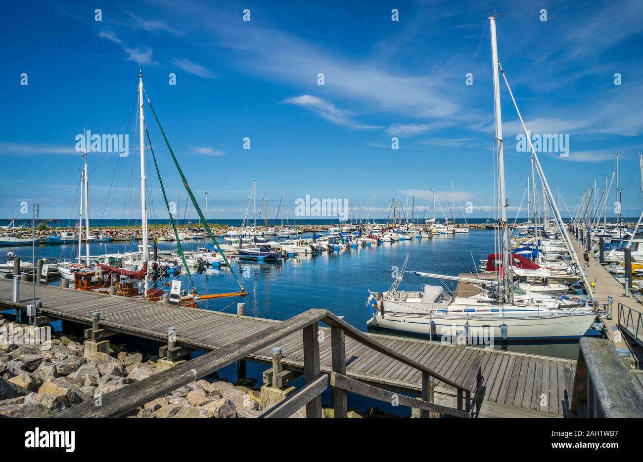 Boot Hafen des Ostseebades Kühlungsborn, Mecklenburg-Vorpommern, Deutschland Stockfoto