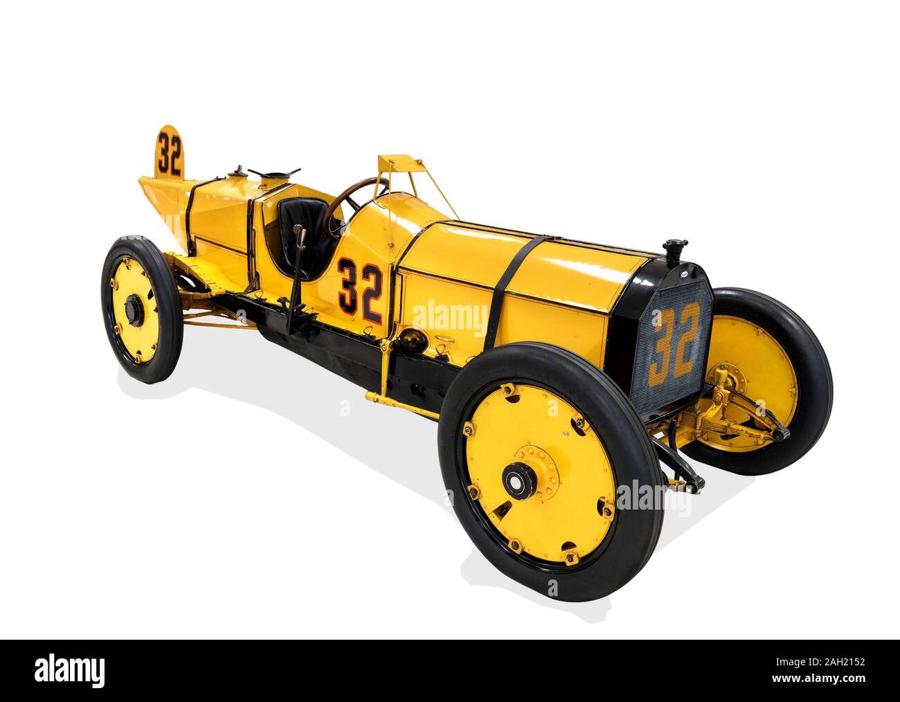 Der marmon "Wasp", die die Antrittsrede 1911 500 Meilen von Indianapolis 1911, Indianapolis Motor Speedway Museum, Indianapolis, Indiana, USA gewonnen. Stockfoto