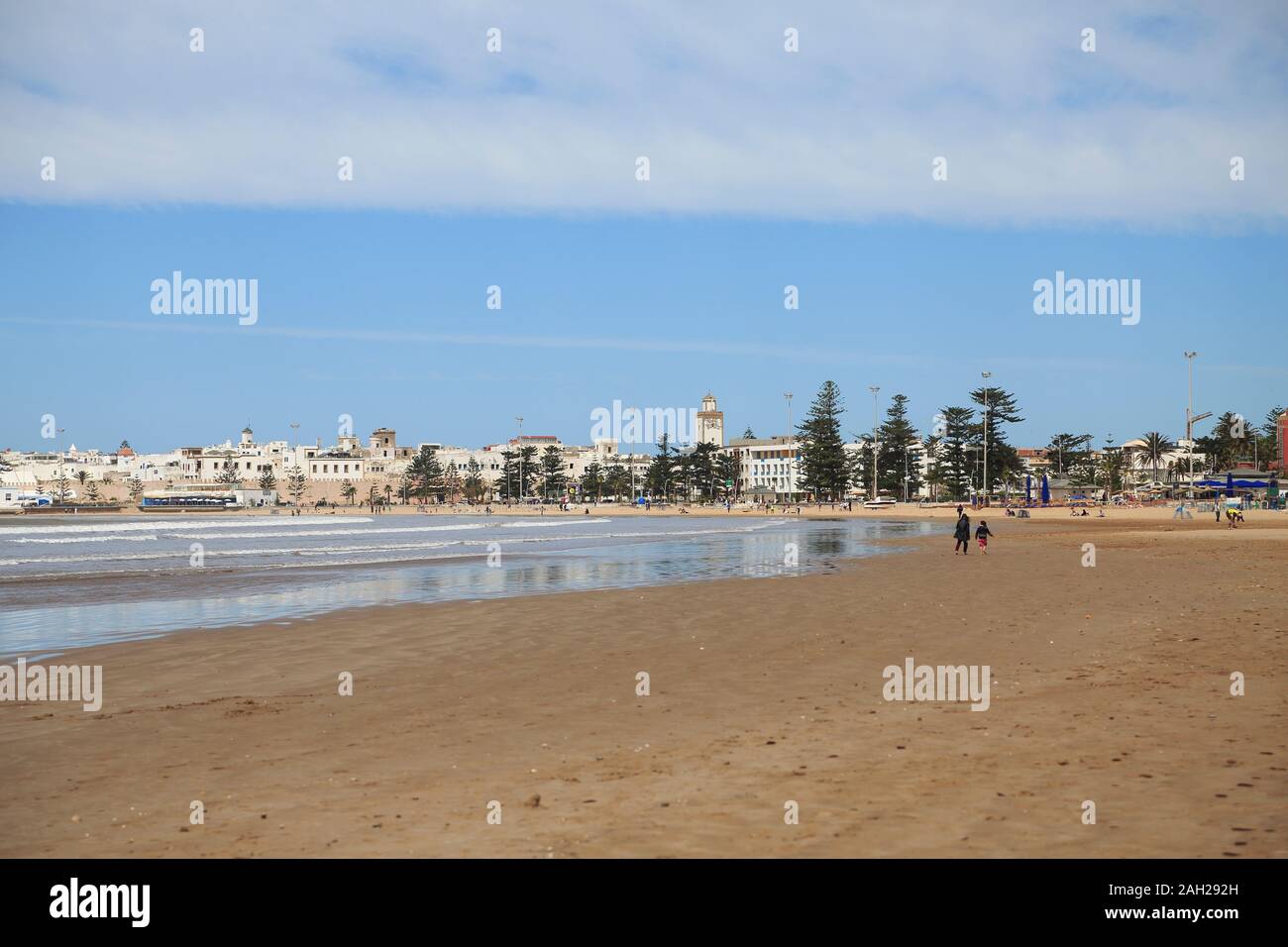 Strand, Essaouira, Atlantikküste, Marokko, Nordafrika Stockfoto