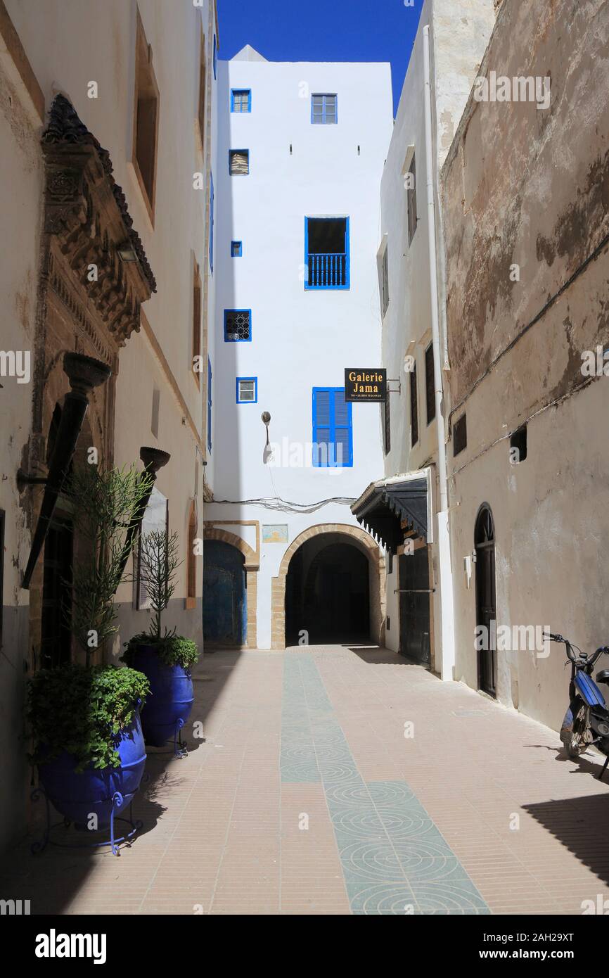 Medina, UNESCO-Weltkulturerbe, Essaouira, Marokko, Nordafrika Stockfoto