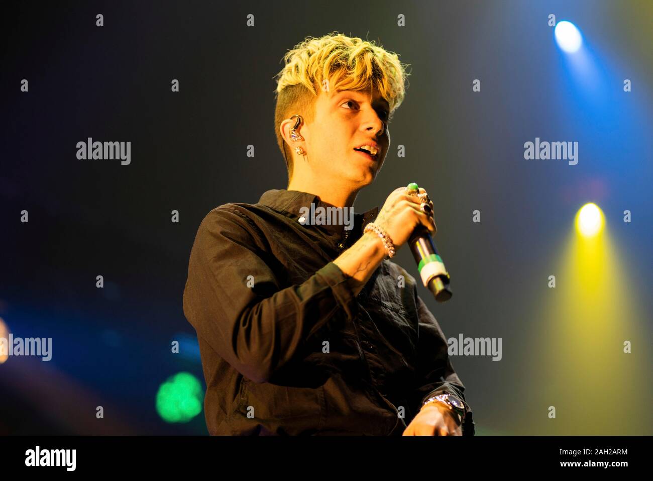 Sonnenaufgang in den Vereinigten Staaten. 22 Dez, 2019. Jack Avery, warum machen wir nicht führt während der Y 100 Jingle Ball im BB&T Center am Dezember 22, 2019 in Sunrise, Florida. Credit: Foto Access/Alamy leben Nachrichten Stockfoto