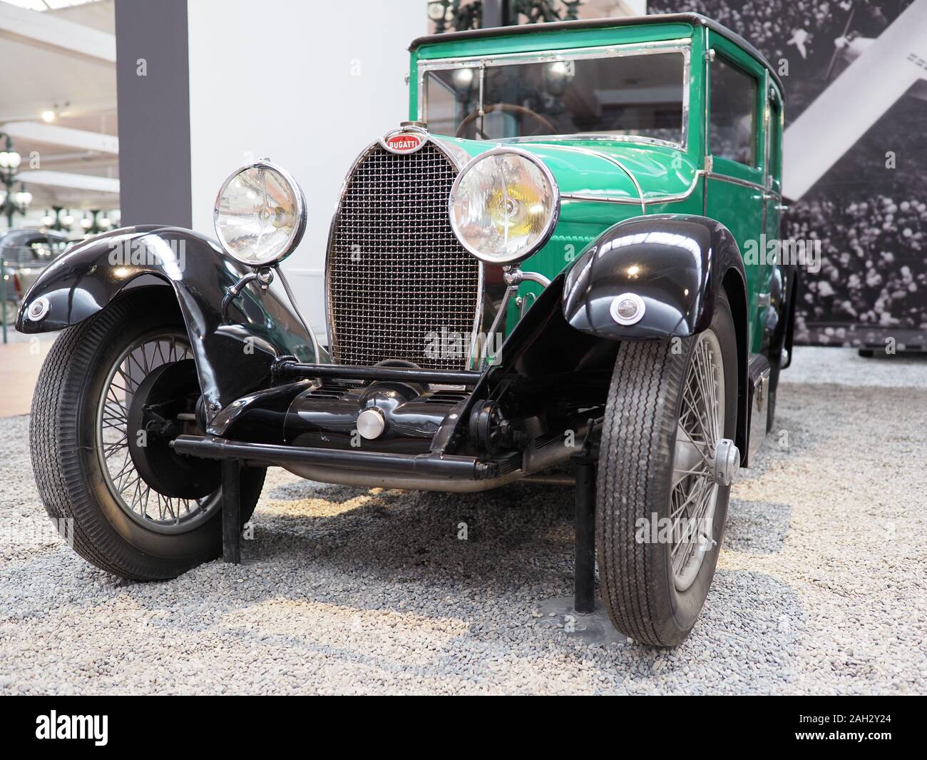 Bugatti Berline Typ 40 1928 1926 - 1930 der Europäischen Stadt Mulhouse, Frankreich Stockfoto