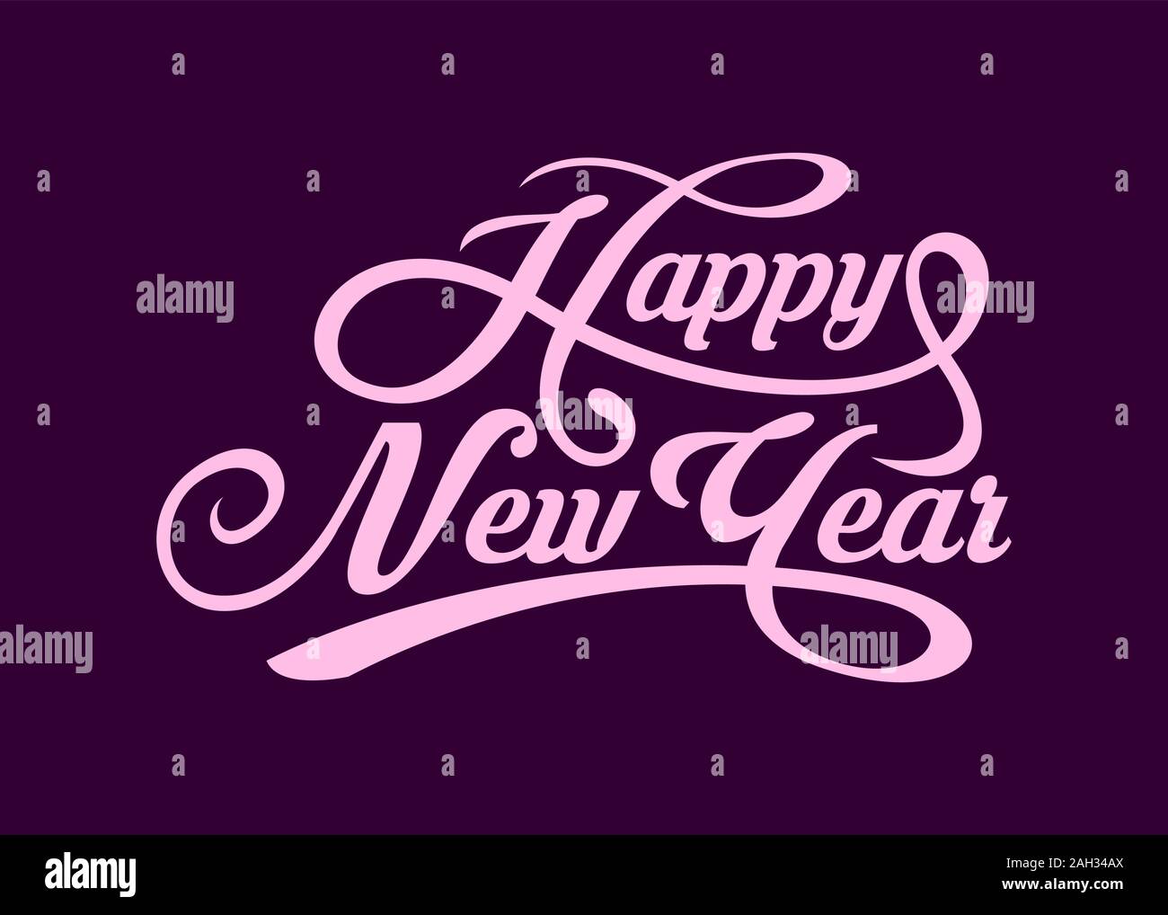 Frohes Neues Jahr text Stock Vektor