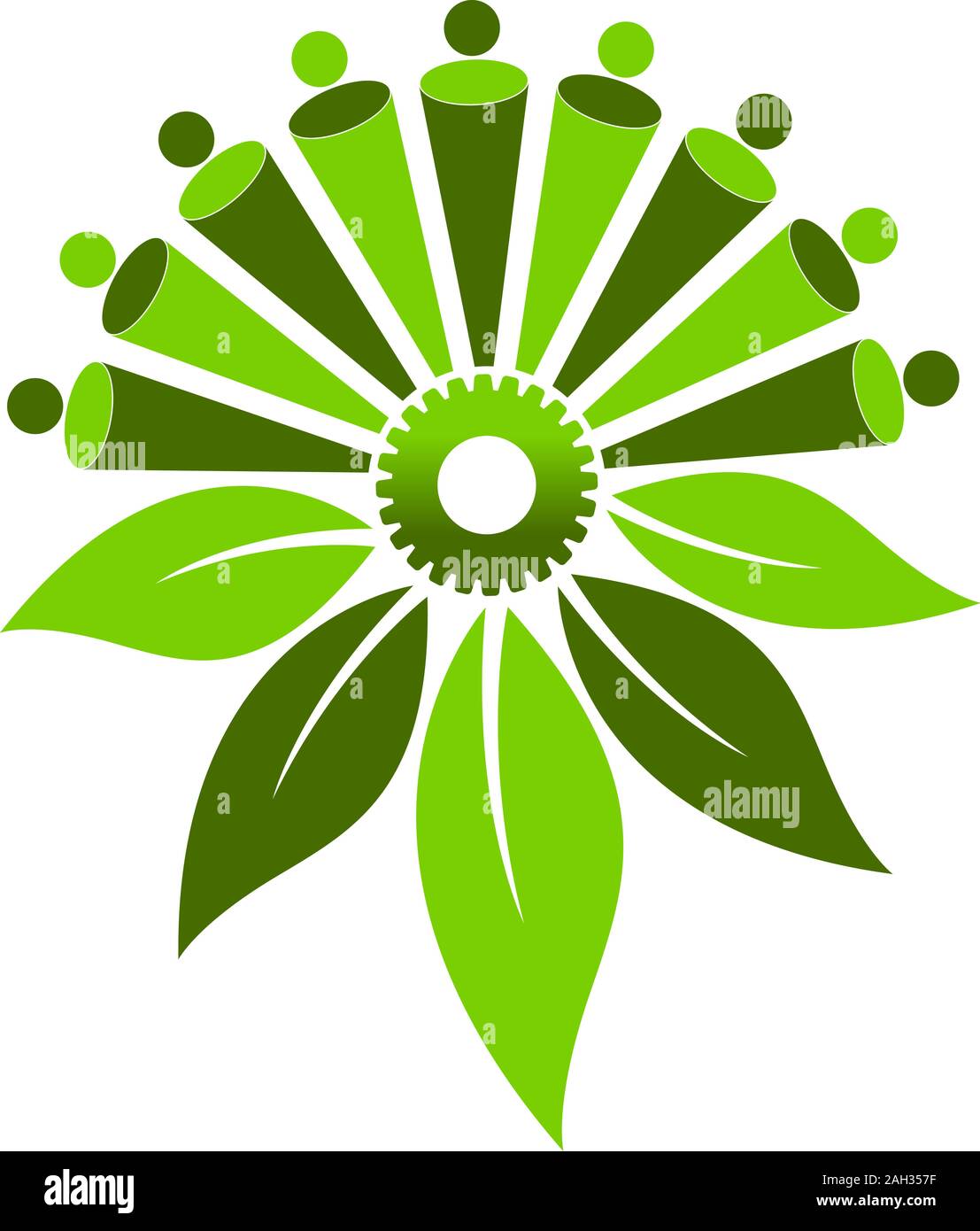 Stilvolles Logo Stockfoto