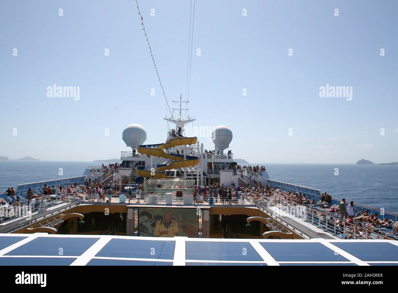 Costa Concordia, Italien Juli 24 ,2009 Stockfoto
